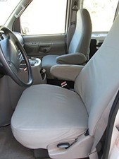 Made To Fit 1993-2008 Ford E-series Van Captain Chairs Gray Waterproof Endura