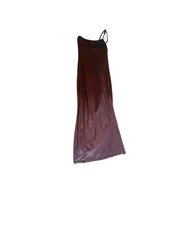 Versace Jeans Couture vintage dress shimmer maroon and black one shoulder dress