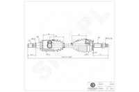 Rahmen Antriebswelle Vorne FüR Nissan NP300 Pathfinder III 391005X20A