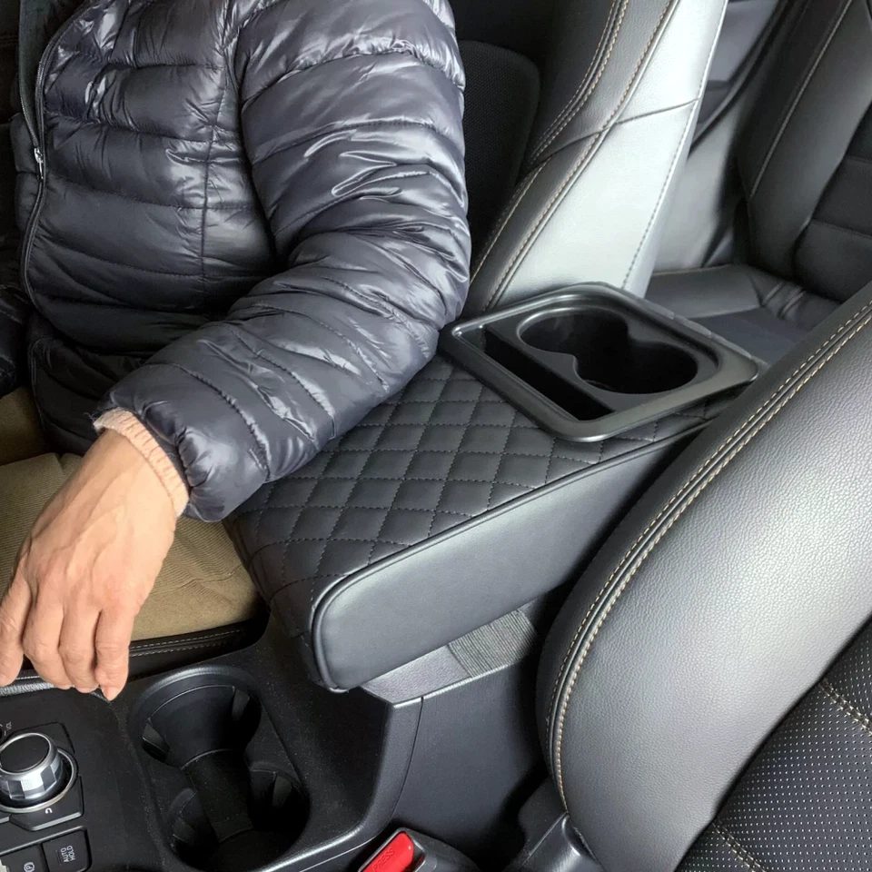 Almohada reposabrazos consola central coche 14" consola central automática reposabrazos caja cojín Foto 4 de 4