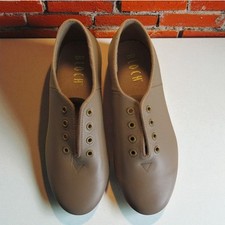 Bloch Tap Shoes Women  s Size 4 Camel Leather Lace Up Dance Shoes