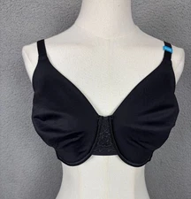 Vanity Fair Womens 34DDD Beauty Back Minimizer Underwire Bra Black 76080 NWOT's