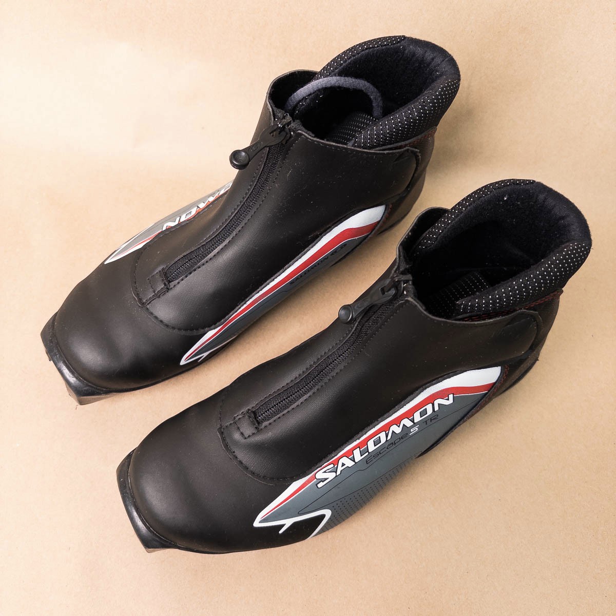 Scarponi da sci di fondo nordico Salomon Escape 5 TR taglia US 8 5 EUR 42 SNS neri