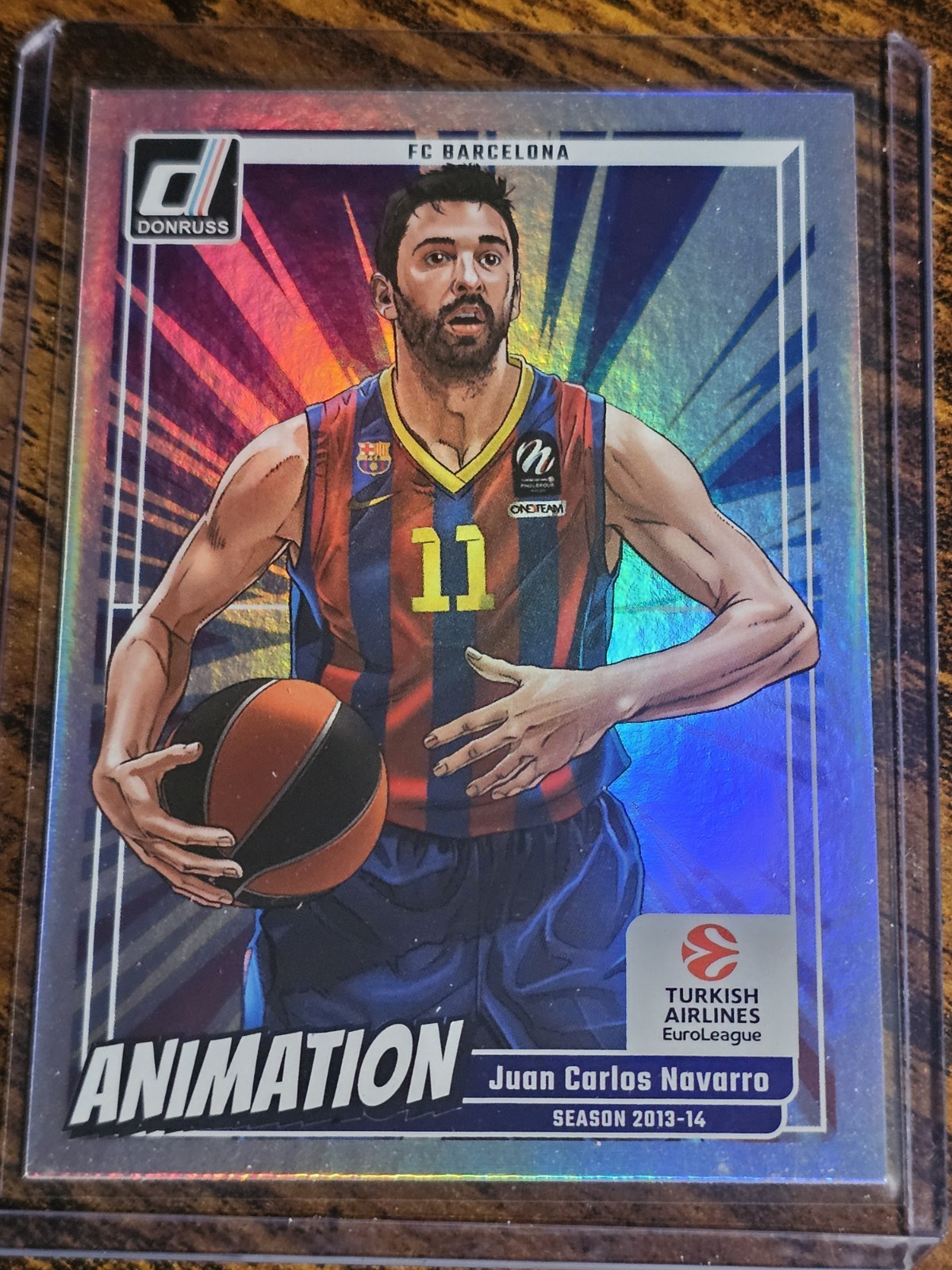2024-25 Panini Donruss Euroleague Juan Carlos Navarro ANIMATION #3 Case Hit! SSP