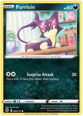Purrloin - 090/172 - Common - Near Mint
