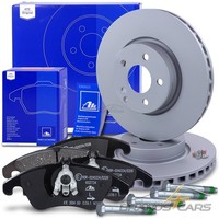 ATE Bremsscheiben +BelÄGe Vorne FÜR Mercedes C-KLASSE W204 E-KLASSE W212 SLC SLK