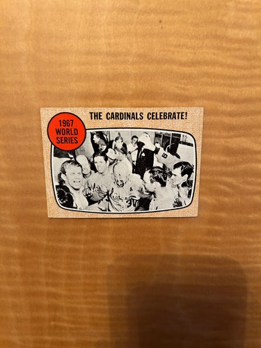 1968 Topps 1967 World Series [The Cardinals Celebrate] #158 card