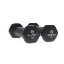 Body Sport Neoprene Dumbbell Weight - Latex-Free, Strength Training Equipment