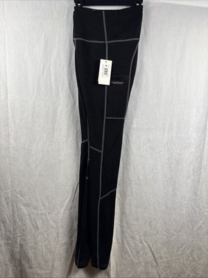 Halfdays Women s Hallie Merino Wool BaseLayer Leggings Black NWT XS  $115 MSRP