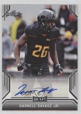 2019 Leaf Draft Auto Darnell Savage Jr #BA-DSJ Auto 1r5