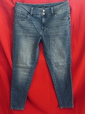 d.jeans   Skinny 2 Button Denim Blue Jeans ... Size 12