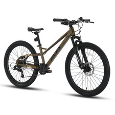 Bicicleta de montaña rígida AIVA bicicleta de 7 velocidades bicicleta de ciudad de 24 pulgadas con amortiguación MTB