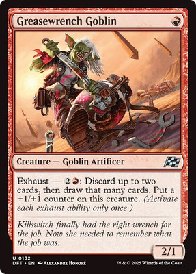 GREASEWRENCH GOBLIN x4 mtg NM-M Aetherdrift 4 Unc