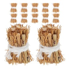  12 Pcs Mini-strohballenpresse Kleine Dekorative Realistische Mini-Heuhaufen