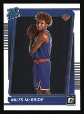 2021-22 Donruss Optic Rated Rookie Miles McBride #174  New York Knicks RC