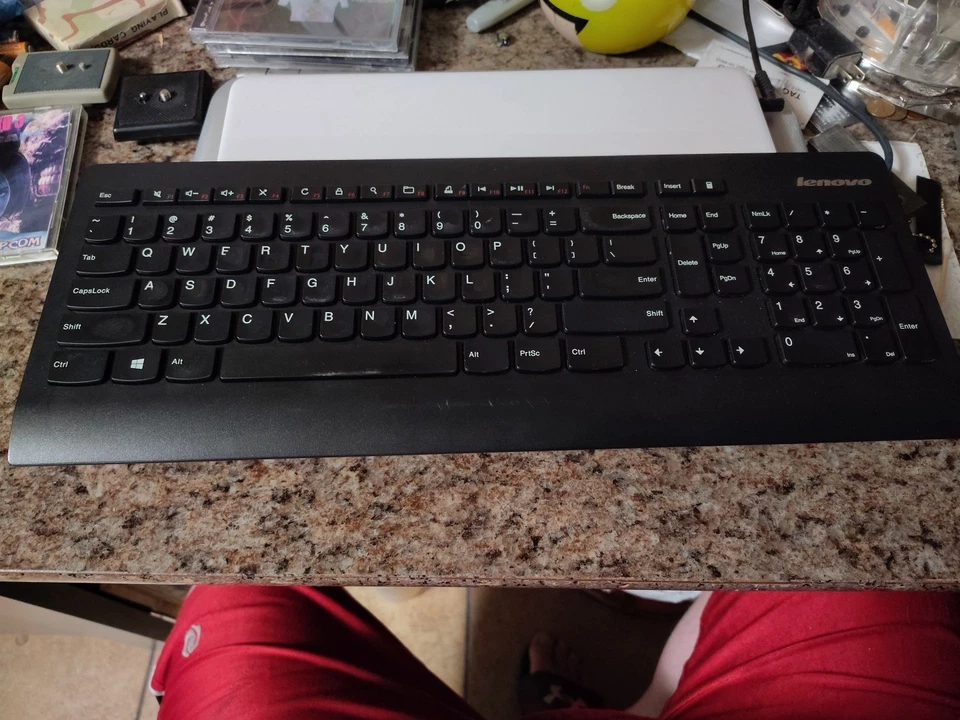 Working Lenovo KBRF3971 Ultraslim Plus Wireless Keyboard WITH USB RECEIVER - Image 2 of 4