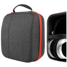 Shield Headphones Case Large Over Ear Hard Shell Travel Carrying Bag Dark Grey