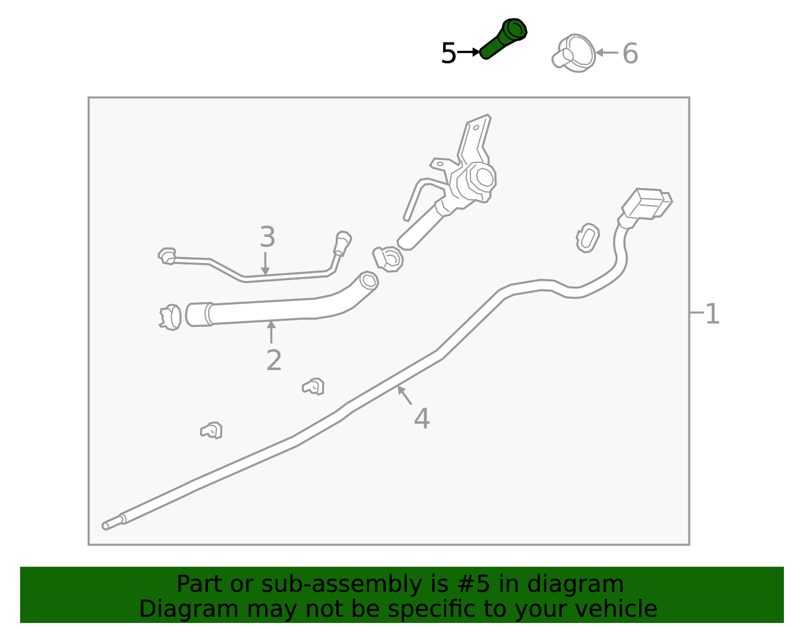 Genuine GM Capless Fuel Funnel 13580741