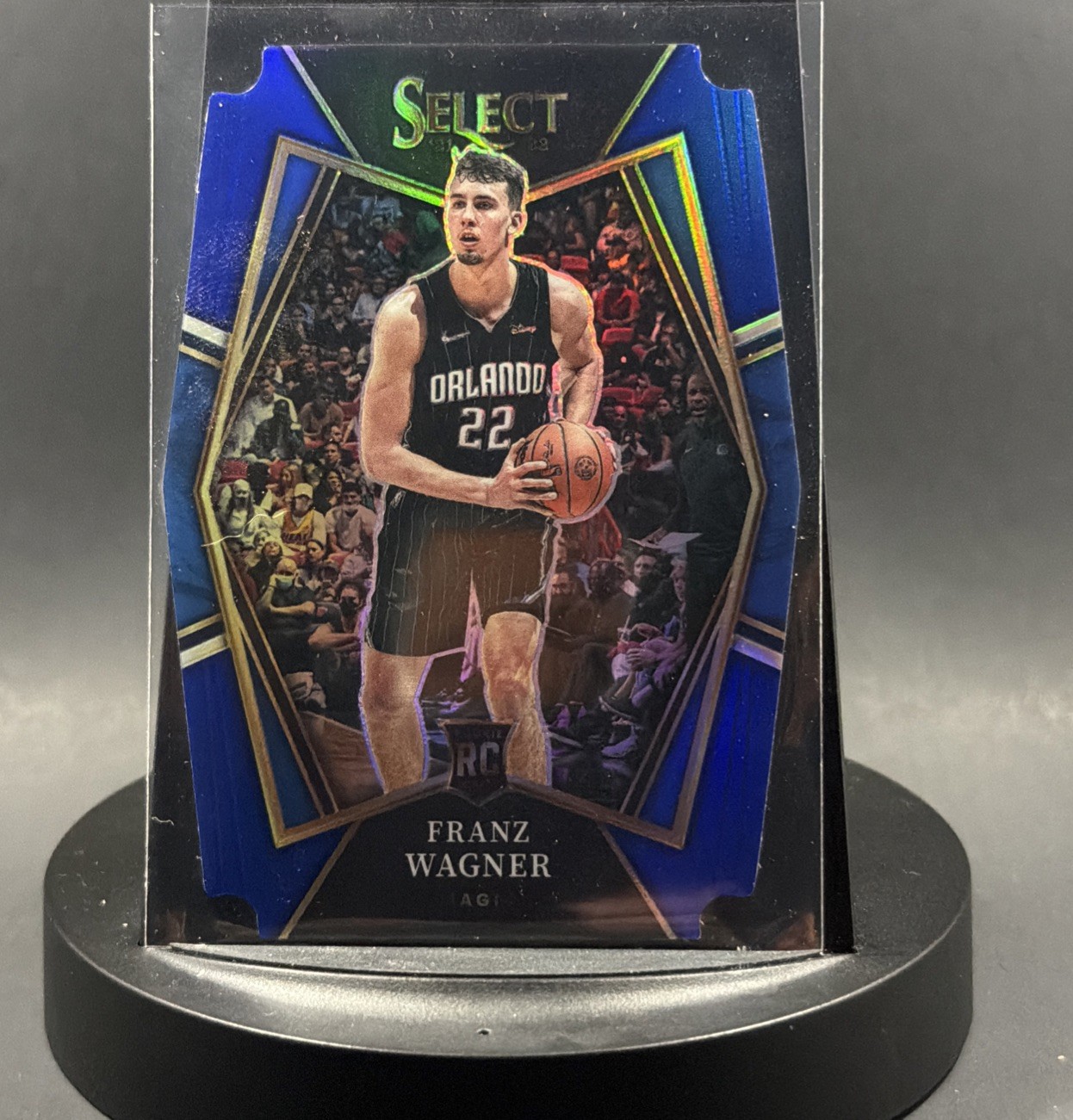 2021-22 Panini Select - Premier Level Franz Wagner Blue Prizm Die-Cut /249 (RC)