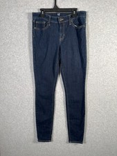 Gap Legging Jeans Womens 27 Blue Denim Cotton Stretch Dark Wash Skinny Leg