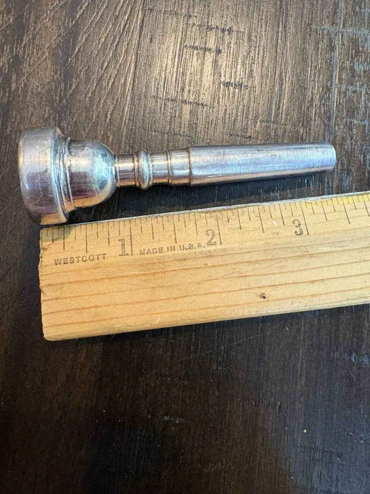 Boquilla trompeta Blessing EE. UU. 10-1/2C años 80 de colección plateada buen estado Foto 3 de 4