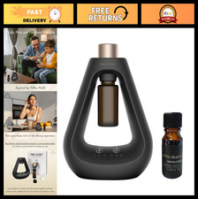 Waterless Diffuser Starter Kit - Black with 0.33 fl oz Hotel Lobby Fragrance Oil