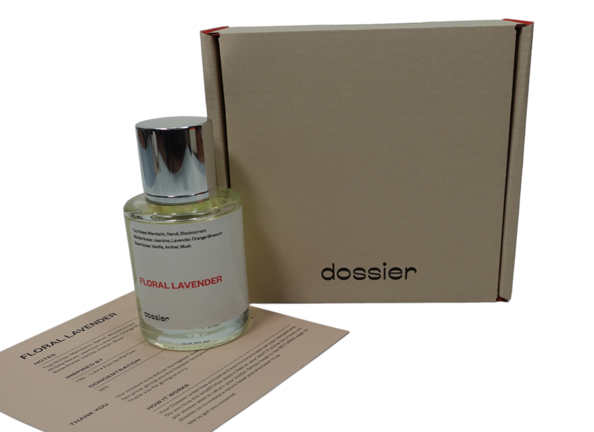 Dossier Floral Lavender Perfume Eau de Parfum Fragrance Vegan