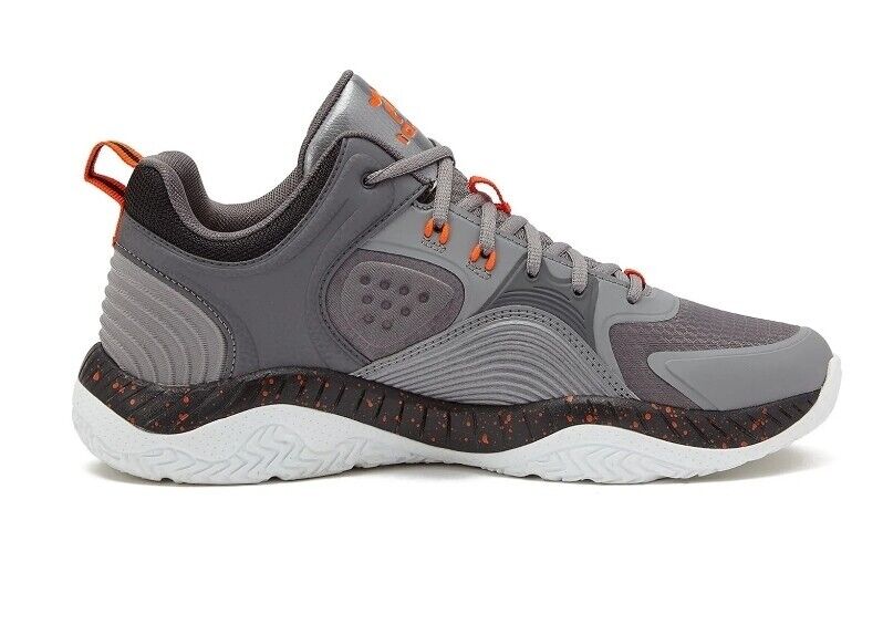 AND1 Men's Gray Lace-up Mid Top Athletic Basketball Sneakers AND1 Men's Gray Lace-up Mid Top Athletic Basketball Sneakers