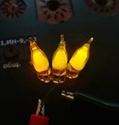 Vintage 20 pcs yellow IN-35 small nixie tube neon luminophore VFD indicator bulb