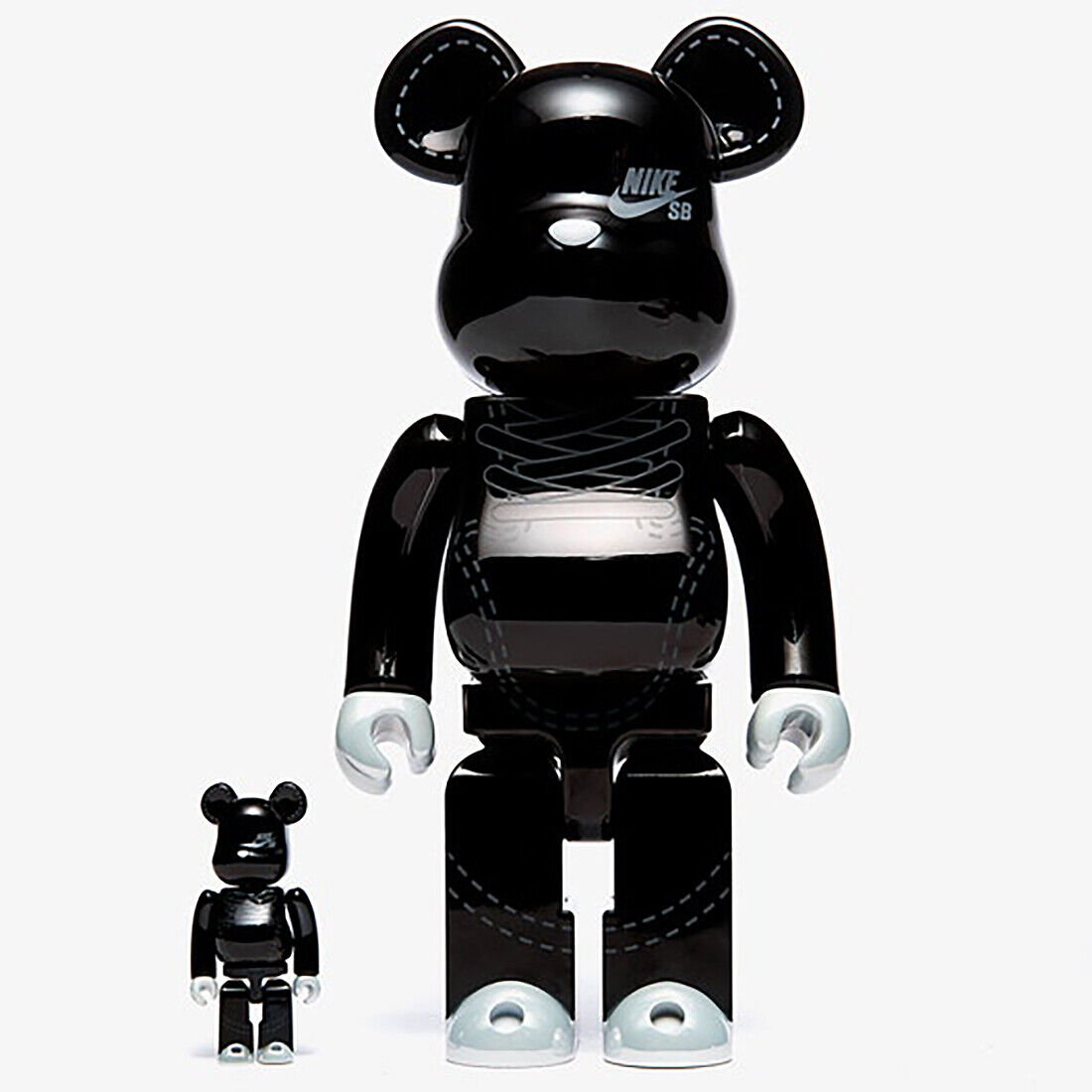 福袋 オンライン Medicom Bearbrick 400% 100% Black 2020 SB Nike BE@RBRICK キューブリック、ベアブリック