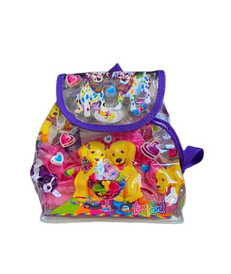 lisa frank clear backpack