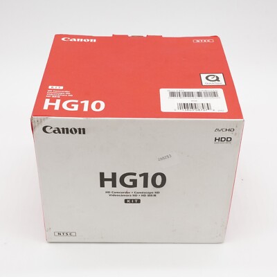 Canon VIXIA HG10 (40 GB) Hard Drive Camcorder Parts or Repair WORKS!