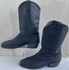 Vintage Abilene Men’s Black Leather Vibram 430 Sole Roper Boot US 11.5 EUC — photo 2