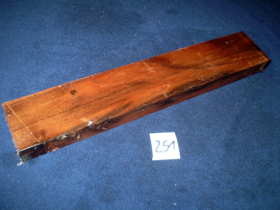 Nussbaum Maser Schmuckholz für Holzschmuck Edelholz  295 x 53 x 20 mm   Nr. 251 - Bild 1 von 1