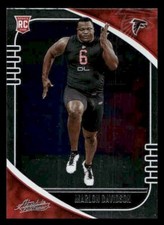 2020 Panini Absolute #180 Marlon Davidson Rookie Atlanta Falcons