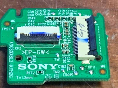 Sony 40GSNXBL2-KTH2G Original Rear Function Control Board for SRS