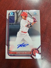 2022 Bowman Chrome Jonathan Mejia Auto #CPA-JM 1st Bowman St. Louis Cardinals