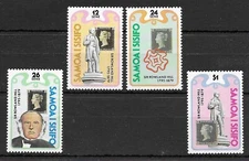 Samoa 1979 Sir Rowland Hill MNH set S.G. 551-554