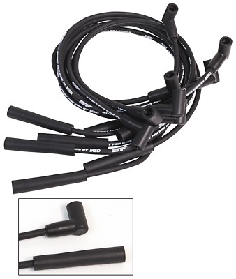 MSD Ignition 5541 8mm Black Street Fire Spark Plug Wires Ford 302(5.0L)/351W HEI