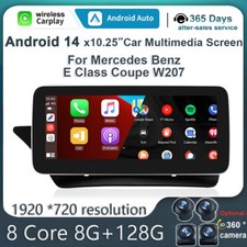 10,25" Autoradio CarPlay GPS SWC AutoRadio F&uuml;r MERCEDES  E Klasse W207 C207