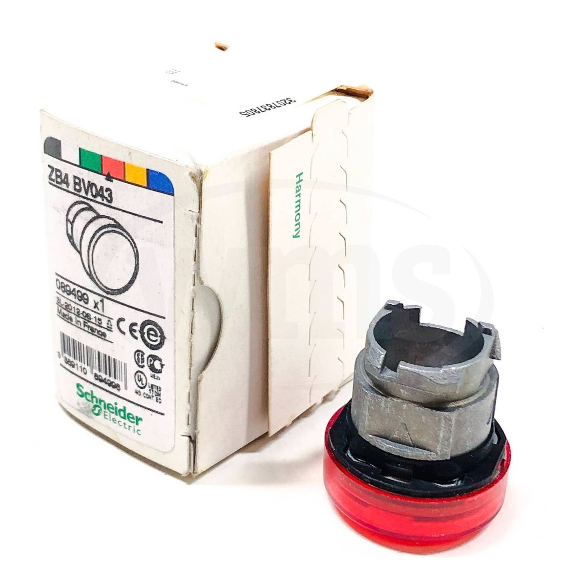 ZB4BV043 Telemecanique Pilot Light Lens, Red | eBay