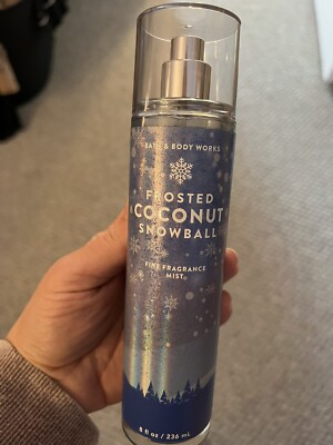 Bath and Body Works FROSTED COCONUT SNOWBALL Fragrance Body Mist 8 fl oz *NEW*