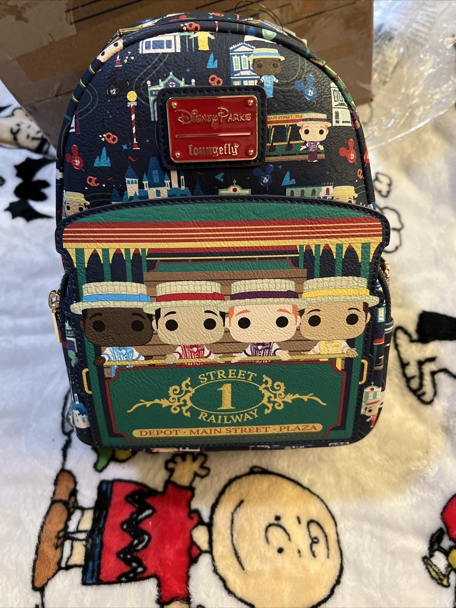 NWT  Disney Parks Loungefly mini backpack Bag Dapper Dan Main Street USA Loungefly | Bags | Loungefly Disney Parks Dapper Dans Main  main image 2