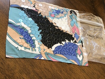 Emilio Pucci swatch fabric Sequins Embellishments Replacement Clothings