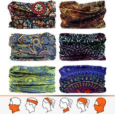 Mascarilla para el cuello, para hombres y mujeres, bandana sin costuras Rave