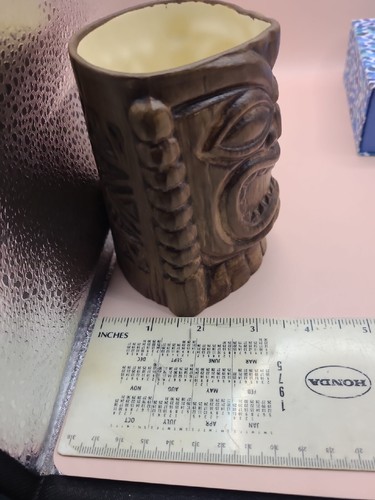 1960 Treasure Craft Hawaii Tiki Mug, Used, Good Condition - Picture 9 of 10