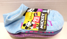 Disney Girls Days of the Week, Set of 6 Pair, No Show Socks Shoe Size 7-10 New