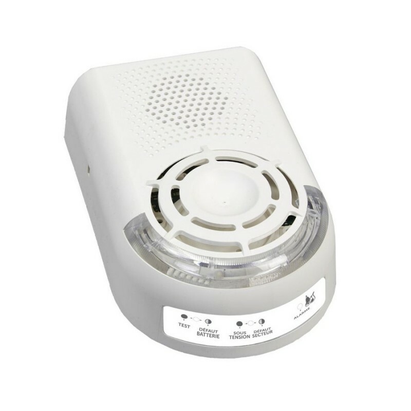 BAAS MA ME alarme incendie sonore autonome pour ERP et locaux professionnels