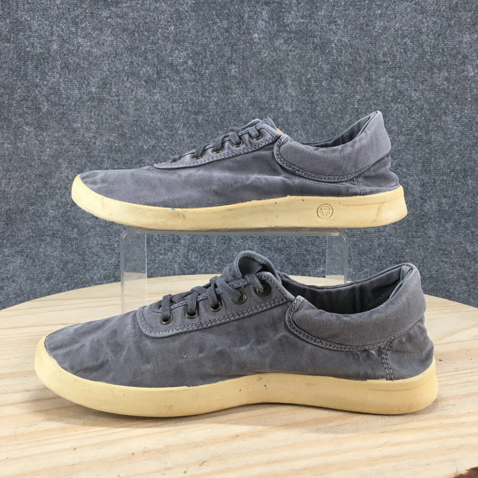 Natural World Zapatos Para Hombres 43 Basquet Gris Atlético Zapatilla Con Cordones Lona Parte Superior Baja Foto 2 de 4