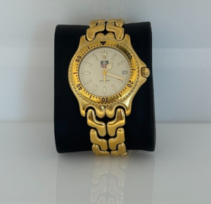 Authentic Tag Heuer 200M Watch /Gold Plated Quartz S94.706